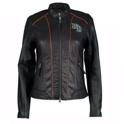 Harley Davidson Women Leather Jacket – Ladies Motorbike Jackets