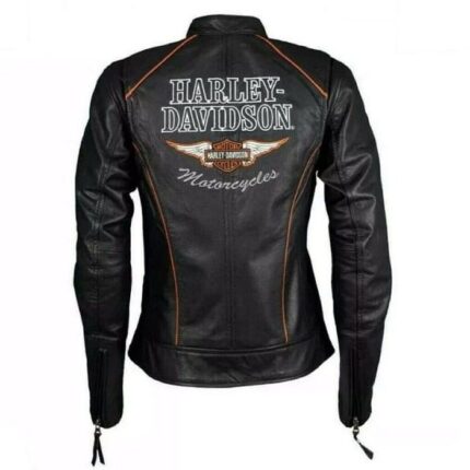 Harley Davidson Women Leather Jacket – Ladies Motorbike Jackets