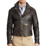 Best Mens Cowhide Leather Jacket - Leather Biker Motorcycle Jacket
