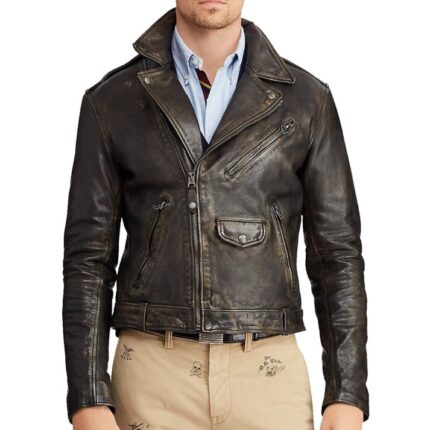 Best Mens Cowhide Leather Jacket - Leather Biker Motorcycle Jacket