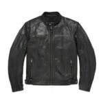 Harley Davidson Skull Logo Jacket - Midnight Riders Skull Leather Jacket
