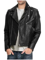 Premium Black Leather Jacket - Motorcycle Jacket - Durable & Stylish