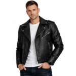 motorcycle leather jacket