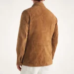 men's brown suede jacket