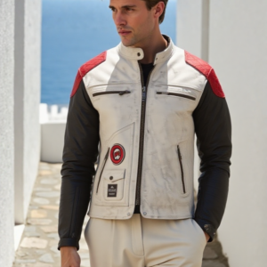 helstons tracker leather jacket