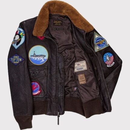 Authentic G-1 Jacket from TOP GUN Movie | Pilot Leather Jacket