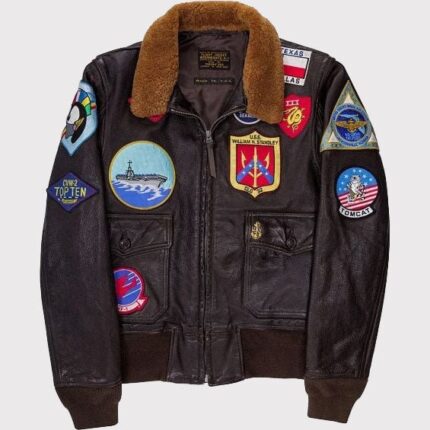 Authentic G-1 Jacket from TOP GUN Movie | Pilot Leather Jacket
