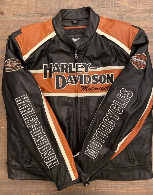 s-l1600 Harley Davidson Men’s Classic Cruiser Leather Jacket | Genuine Biker Style