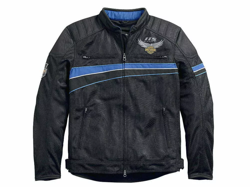 01-harley-davidson-115-anniversary-riding-jacket Harley-Davidson 115th Anniversary Men’s Mesh Polyster Jacket
