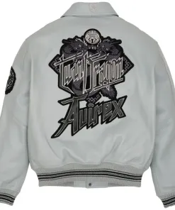 Avirex Men’s Twin Dragon Limited Edition Leather Jacket - Image 4