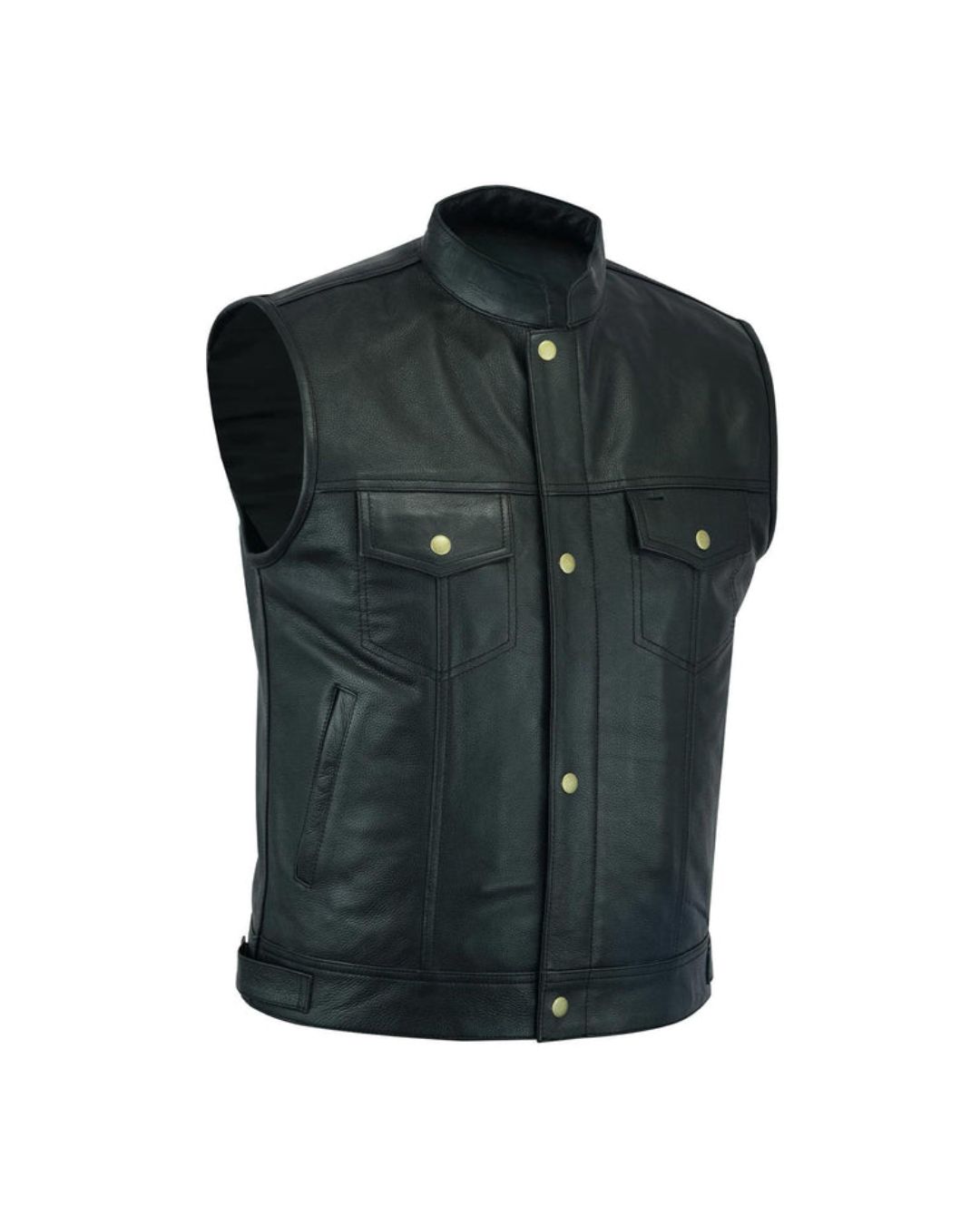 12 (1) Classic Anarchy Club Leather Vest for Men - Image 1