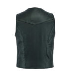 Luxury Style Men Biker Leather Waistcoat - Image 2